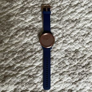 Garmin vivomove 3s blue/rose gold hybrid sport watch
